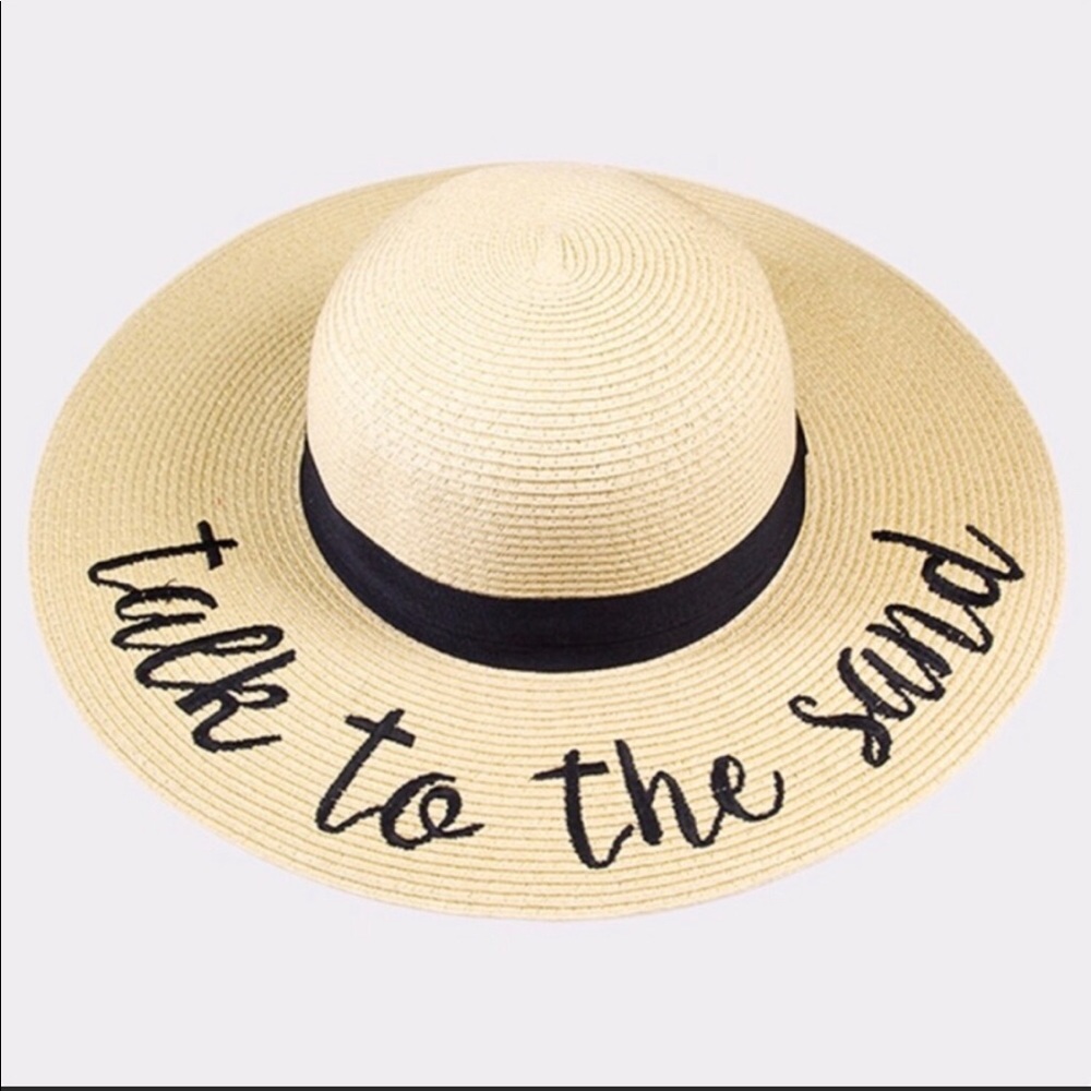 Floppy Sun Hat “talk to the sand”